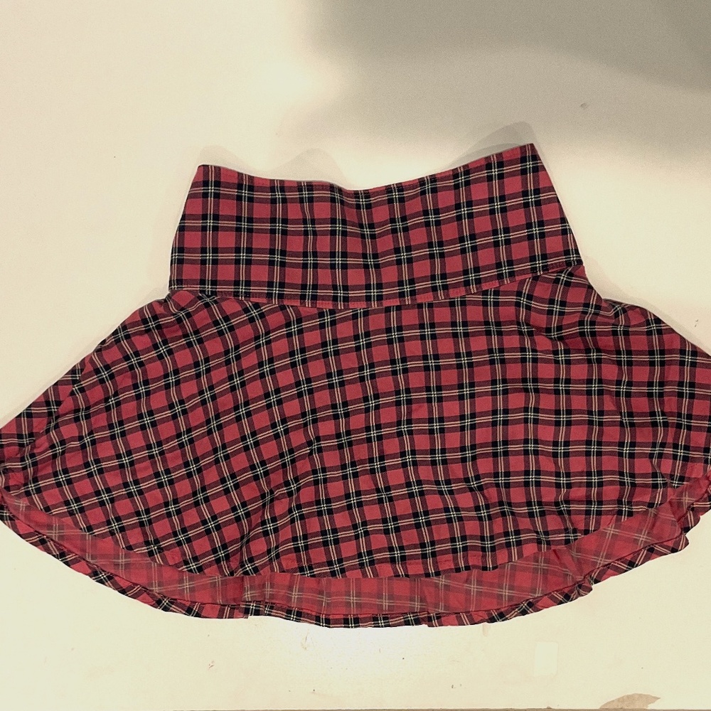 Pink Abercrombie Kids Plaid Skirt Youth